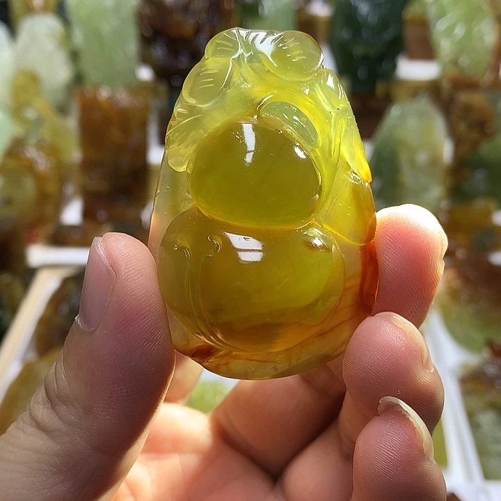 蛇纹石玉未镶嵌珠宝半成品