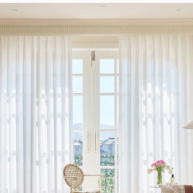 Aisa高端梦幻法式镜面隔热纱「不改尺寸不定制」