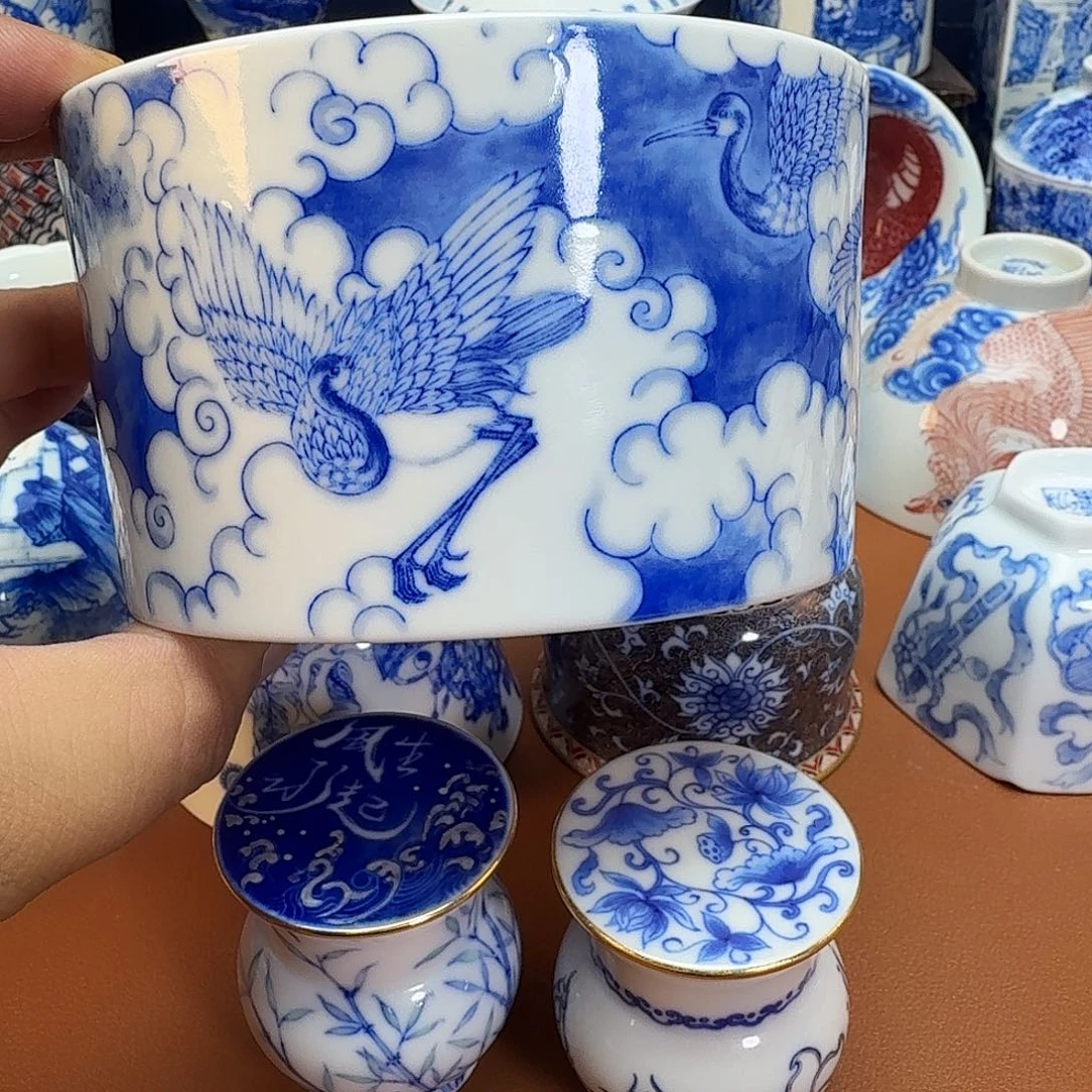 简***的杯子景德镇全手工手绘陶瓷