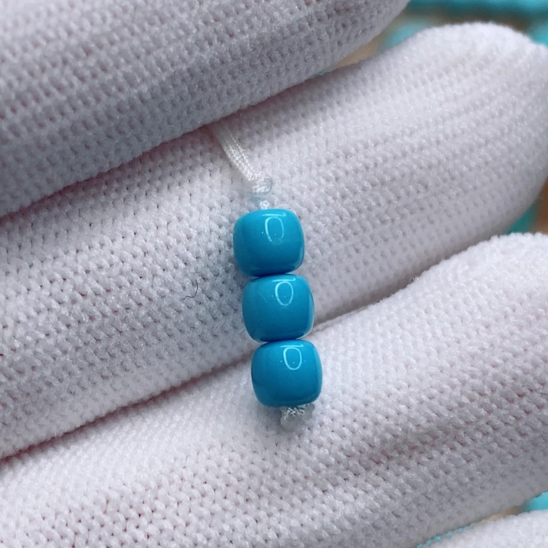 绿松石未镶嵌珠宝奇石4.6mm