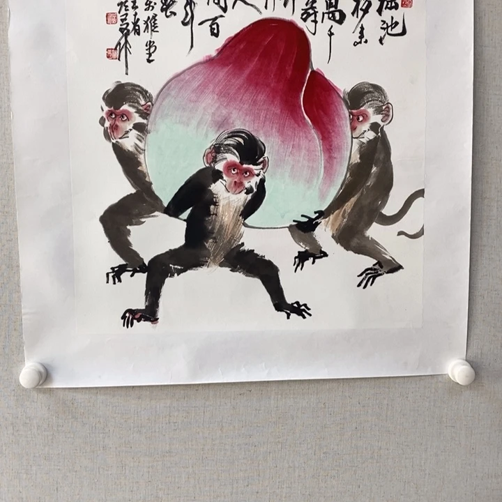 国画亲笔手绘原创