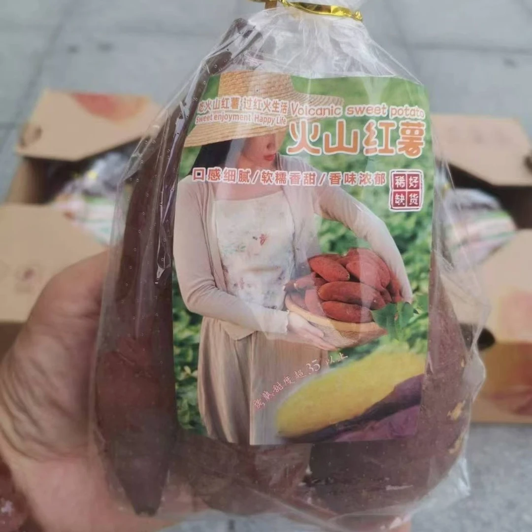 火山紫薯（3袋）3斤左右【金多多果业】番薯蜜薯新鲜紫薯广东省