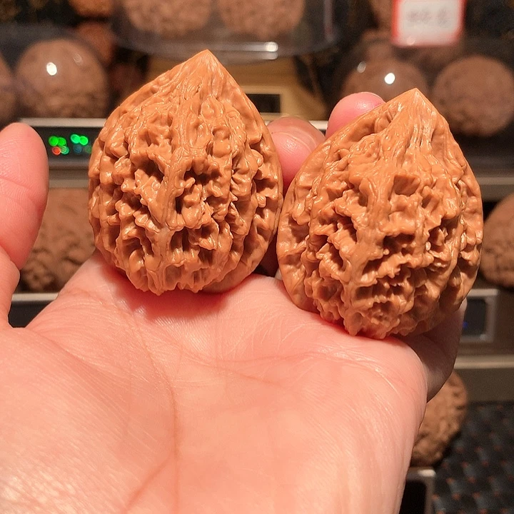 文玩核桃把件秦鸡