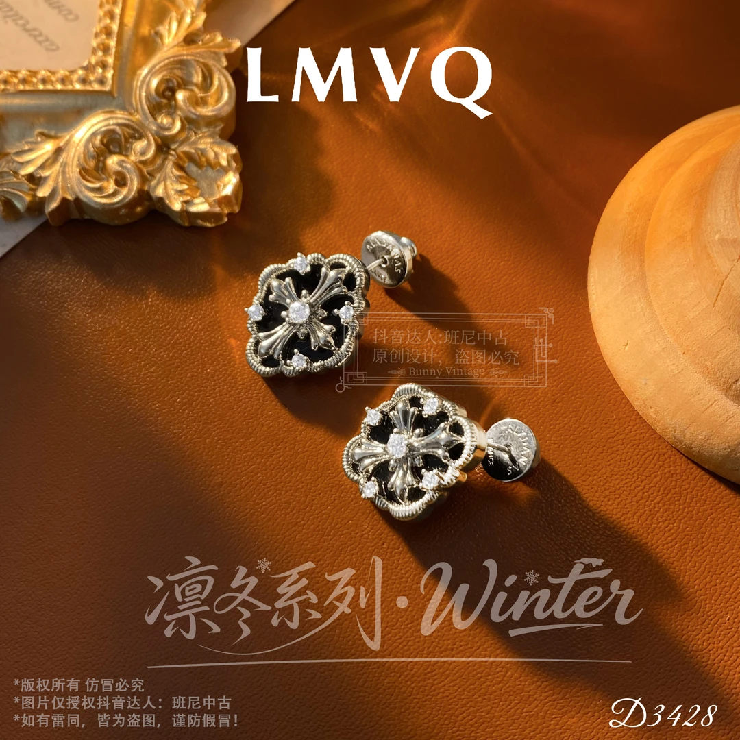 D3428法【十字传说】LMVQ 罗曼维奇耳钉