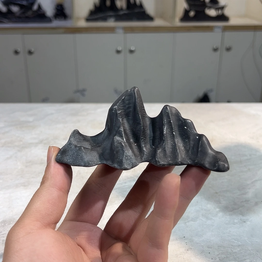 灵璧奇石博览会摆件绿*