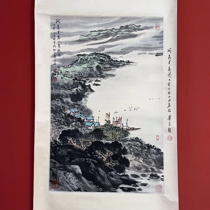 国画宋老师手绘立轴