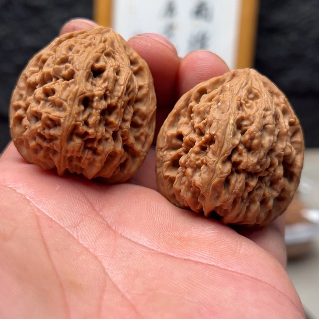 虚***谷把件文玩核桃南疆40黄金甲