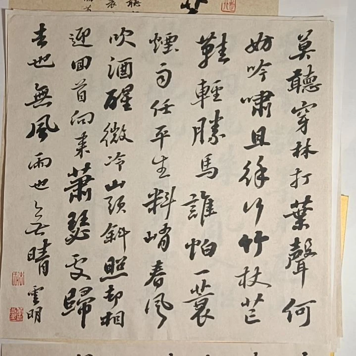 书法李云明老师行书作品