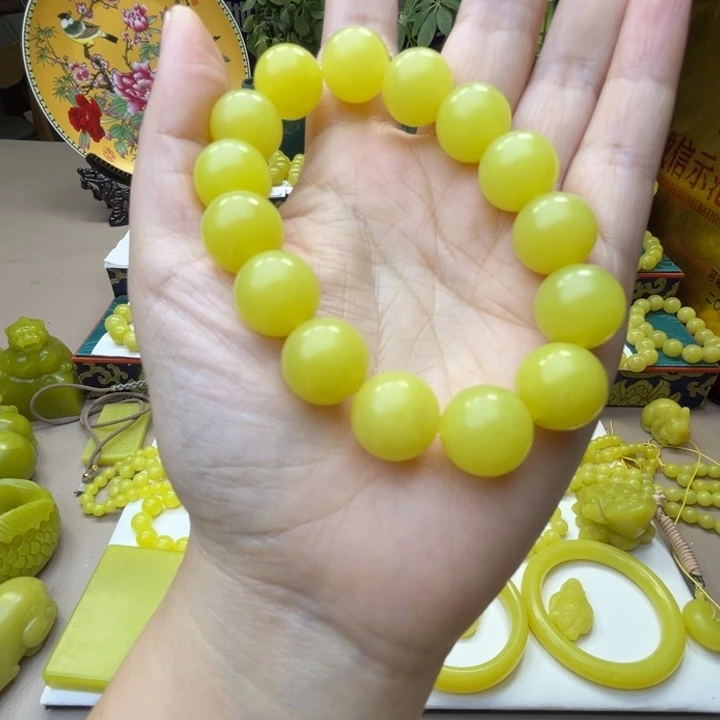 承***浪新疆若羌黄口手串