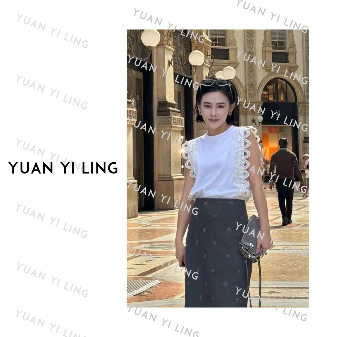 袁艺灵【海岛邂逅】25夏季新款法式高级感气质百搭圆领T恤5114/5113