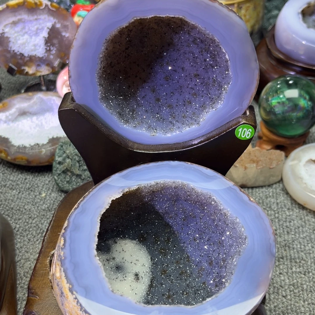 未镶嵌紫晶摆件水晶