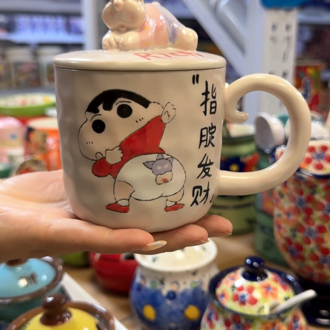 拼布杯子加盖子看图