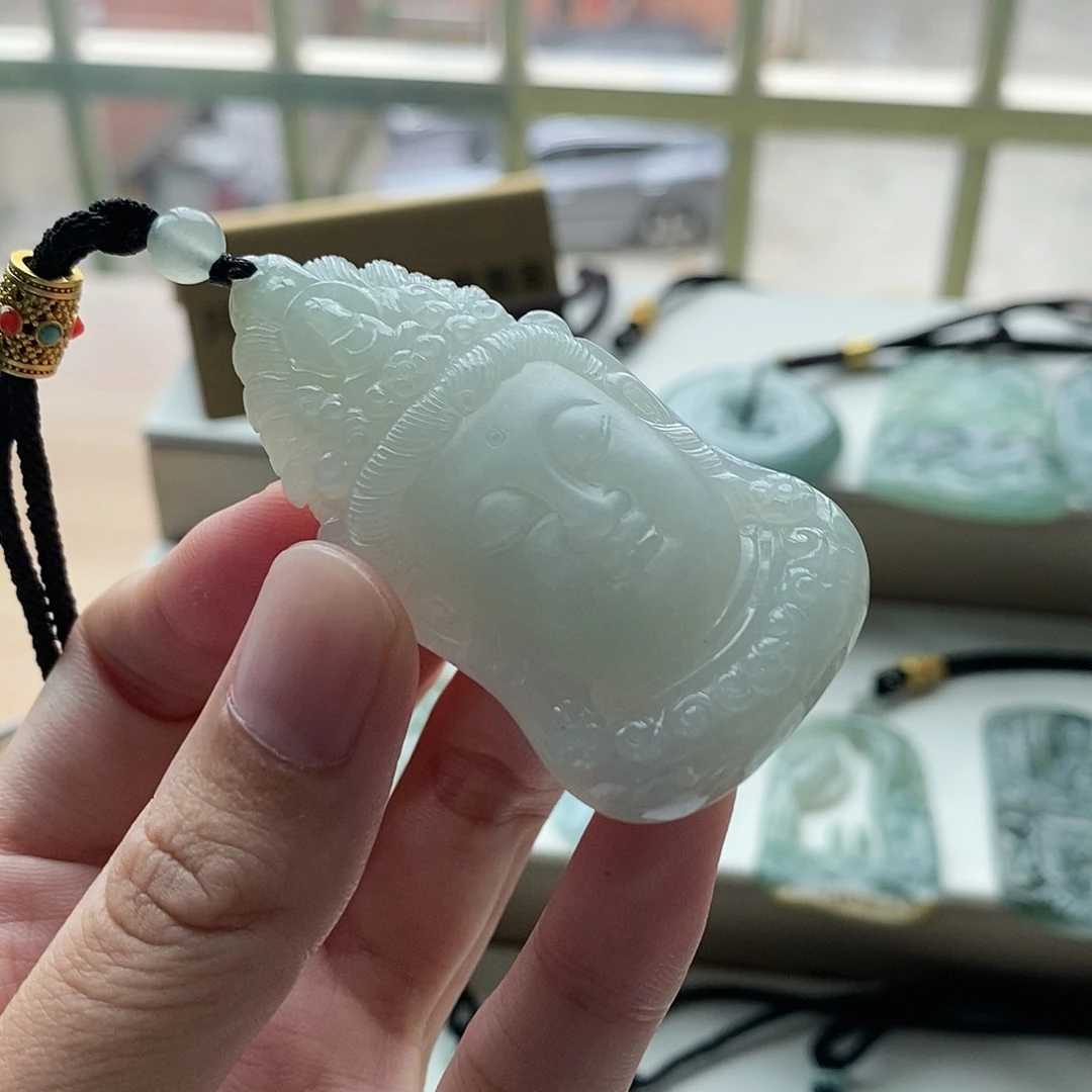 【闪购商品】颈饰未镶嵌翡翠天然缅甸A货翡翠