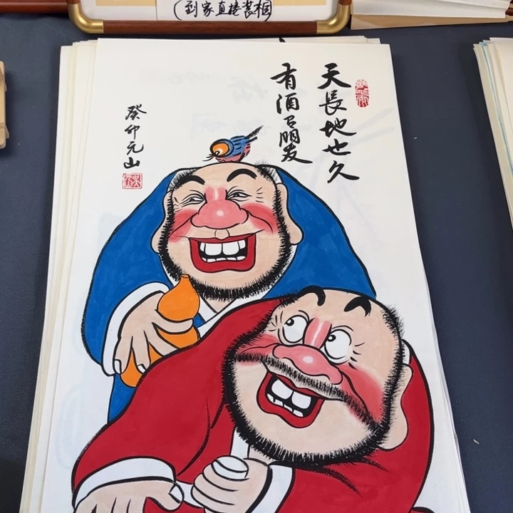 国画禅意画纯手绘作品