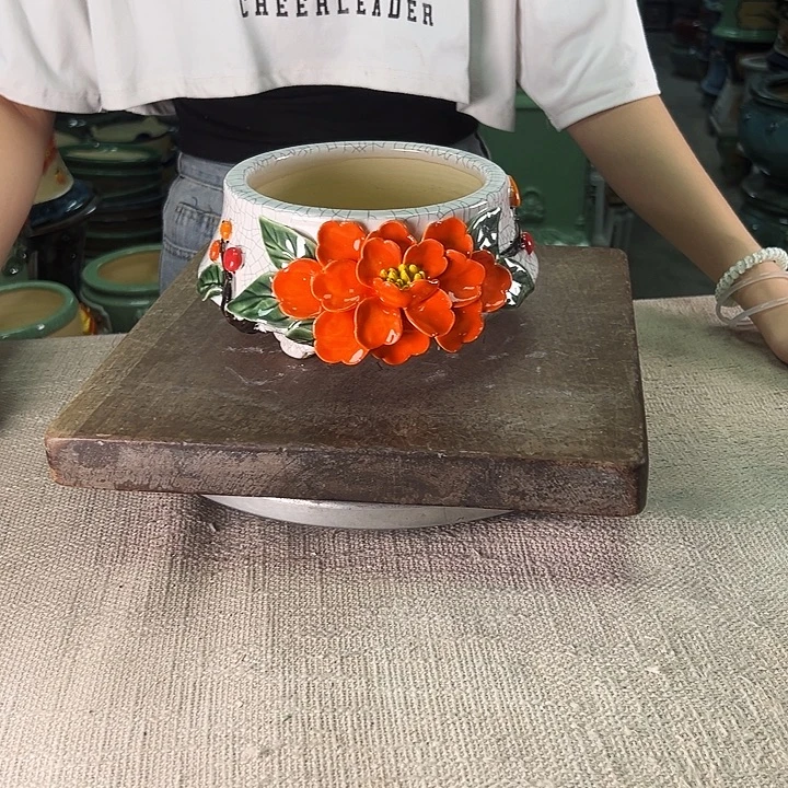 泳坤堂石湾盆陶瓷