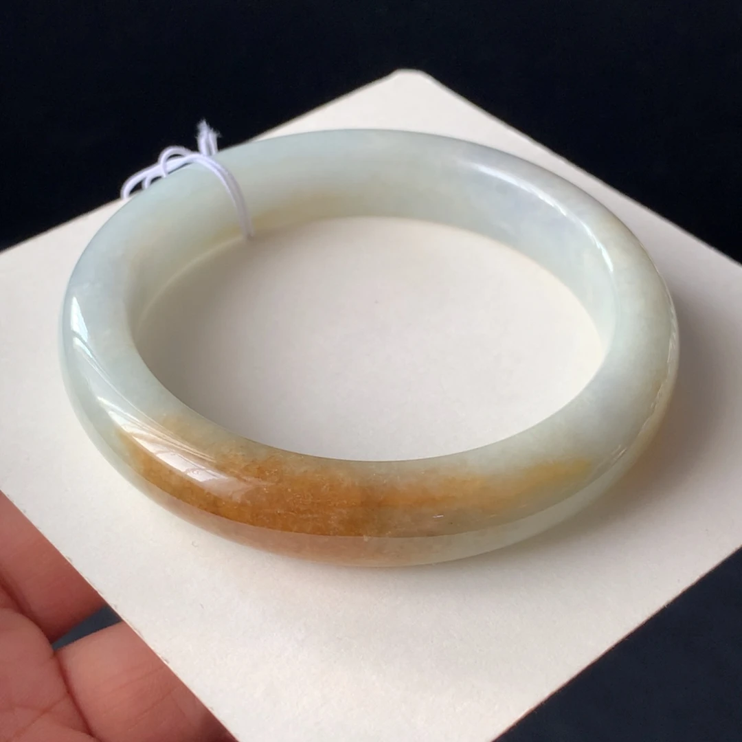 翡翠未镶嵌手镯26号57.4-12.2-8.9贯穿裂推荐