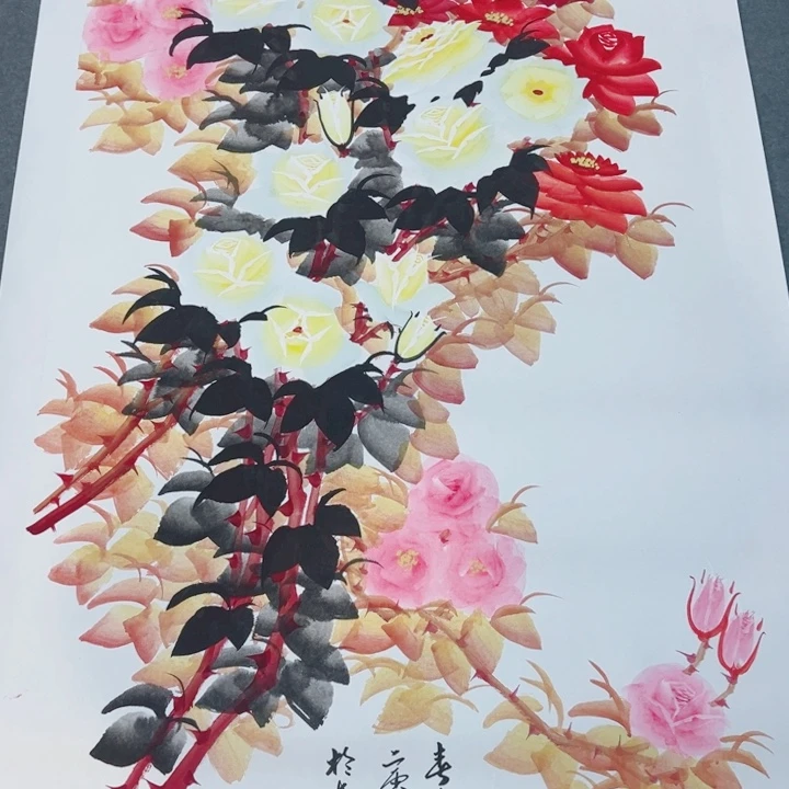 手绘作品全场放漏的