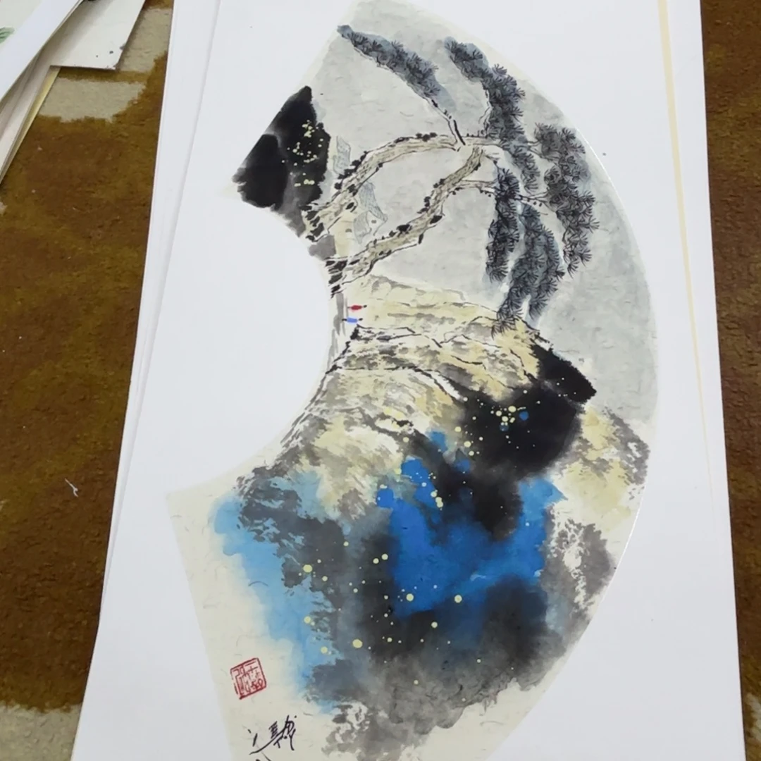 国画赵铁老师作品刘