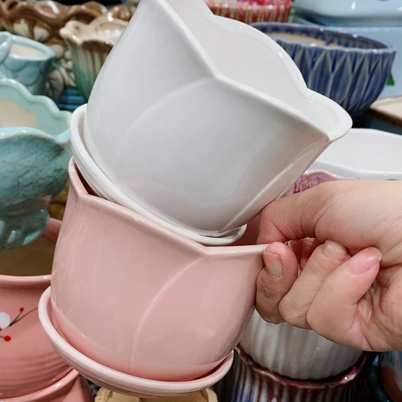 【闪购商品】陶瓷陶瓷花盆，多肉花盆