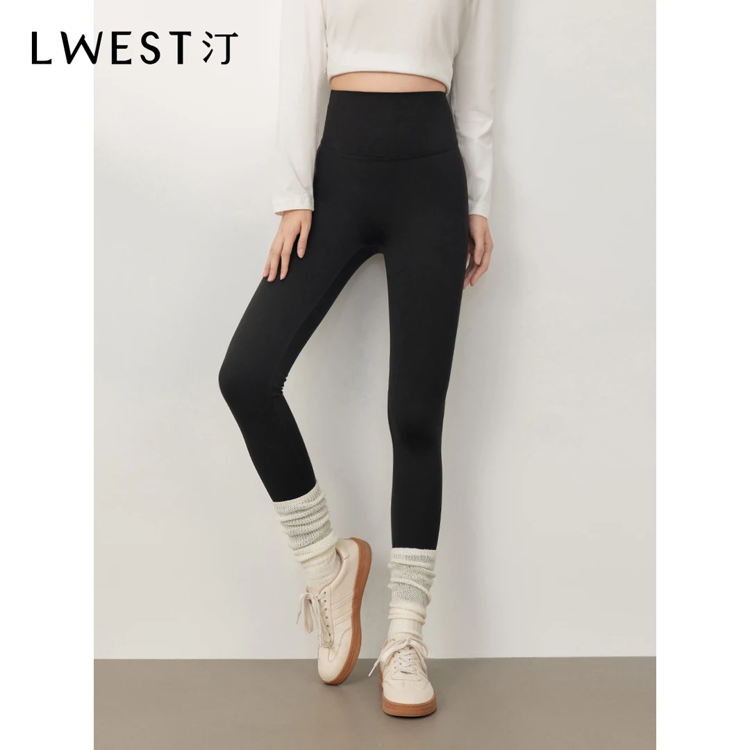 朗文斯汀2024年冬装新款高腰提臂弹力紧身裤子DTMK4509A12791
