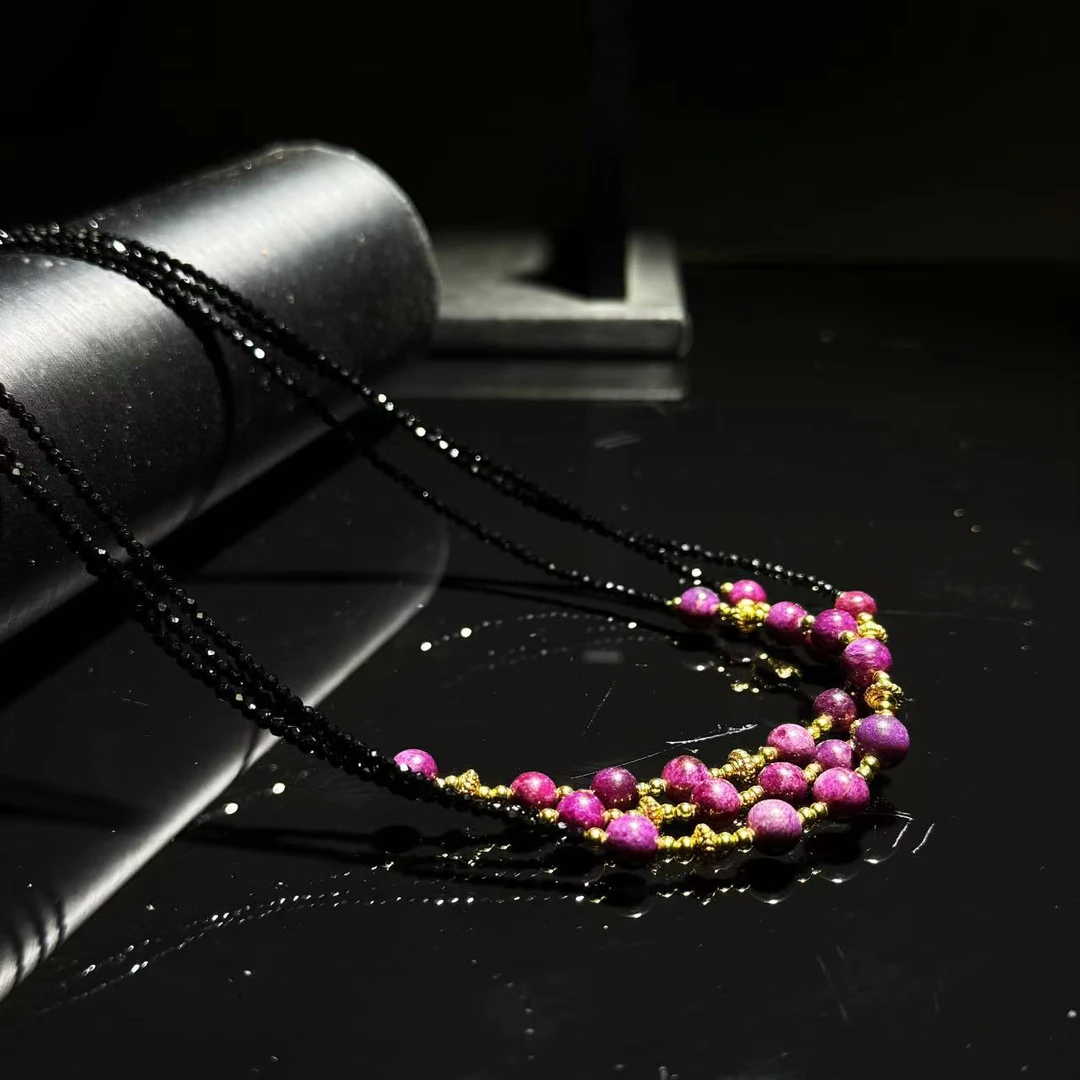 【皇后甄选】CX38 紫SJL圆珠项链