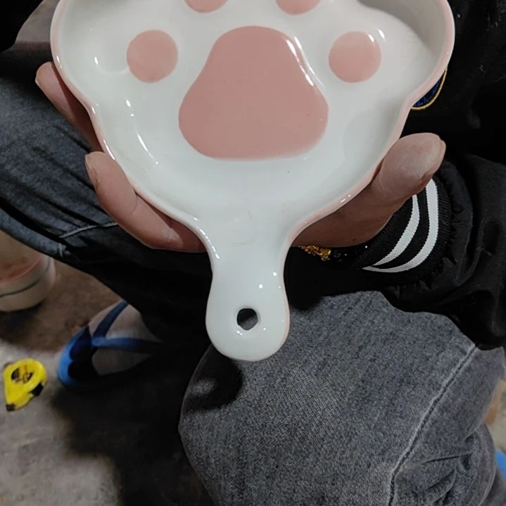 陶瓷便携款瑕疵6寸爪粉