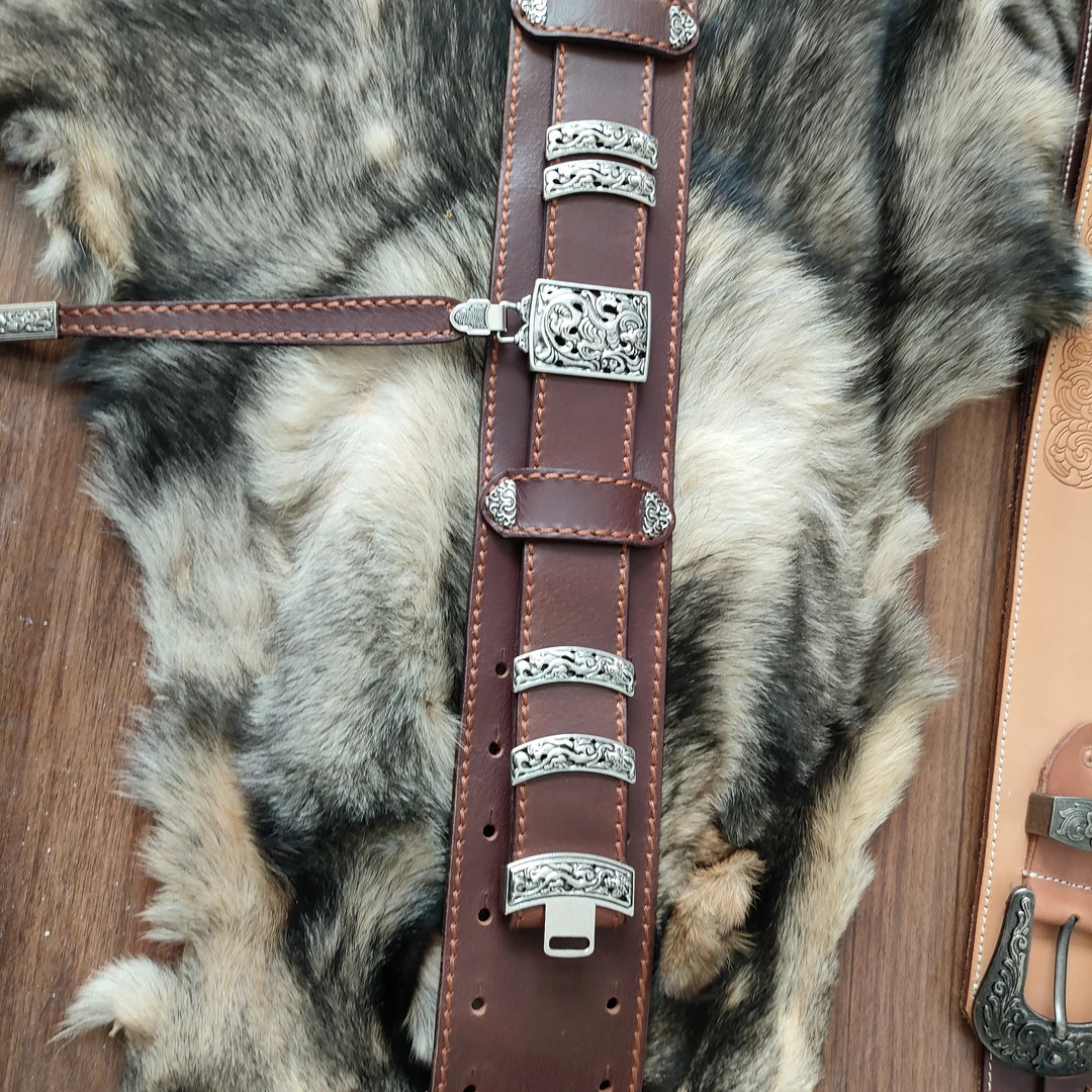 匈奴神兽文物腰带皮带｜牛皮压纹+青铜扣，把千年护身神兽系腰间