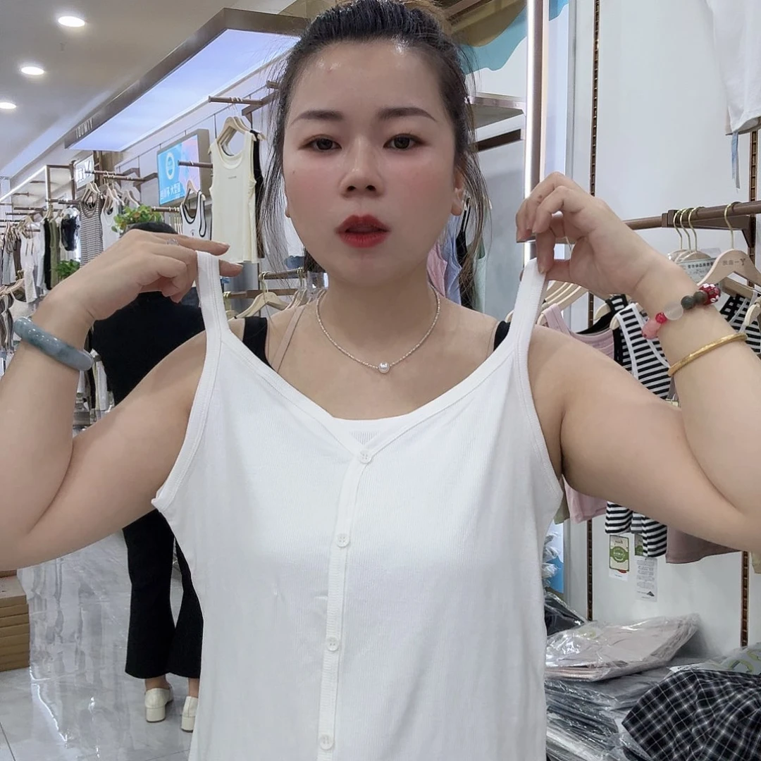 细带白色背心120到145