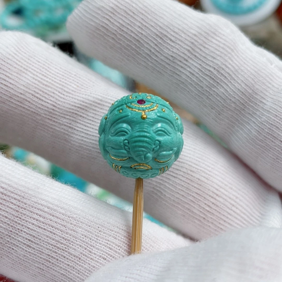 绿松石珠宝奇石未镶嵌