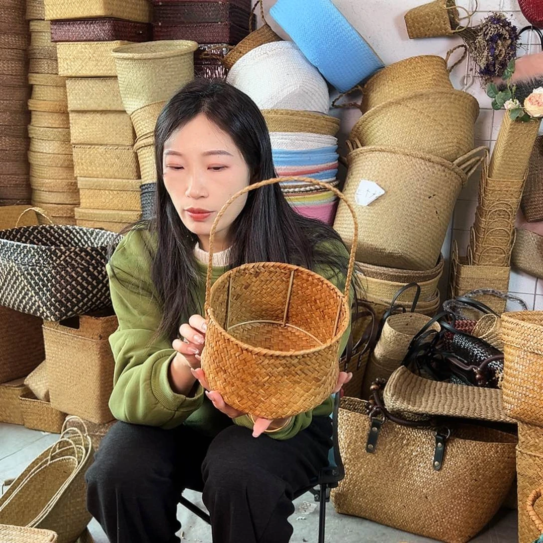 草编草编包/草编收纳盒微瑕疵