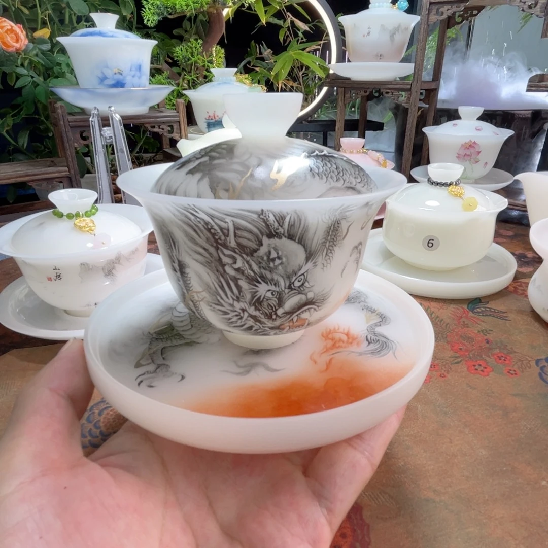 冰晶璞玉素烧龙腾四海