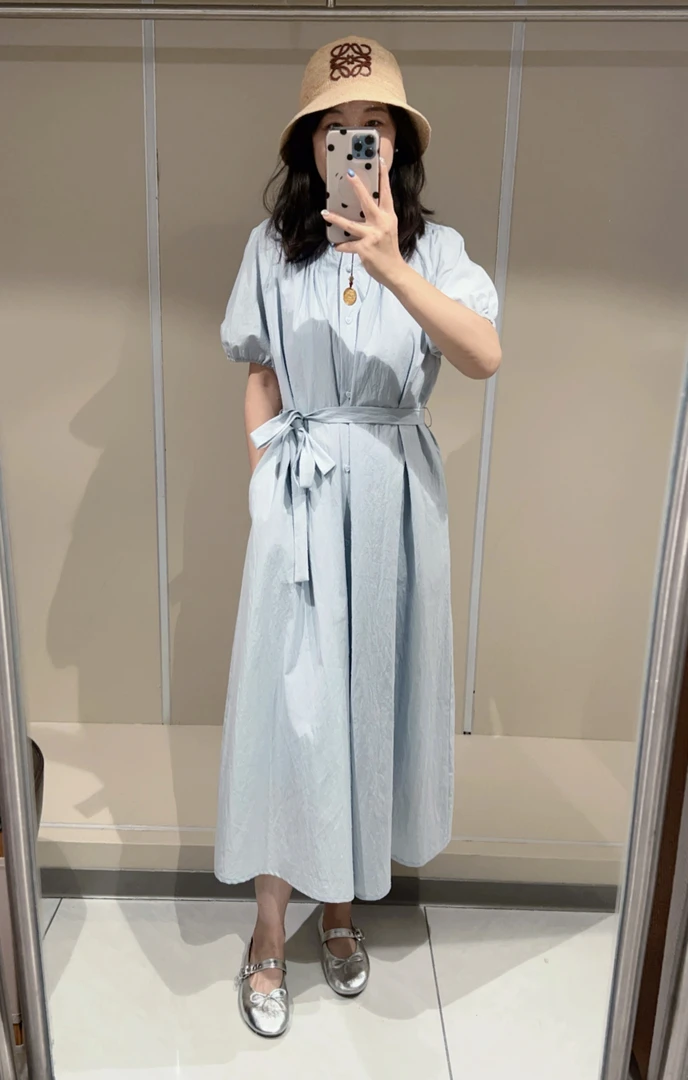 系腰带女神连衣裙