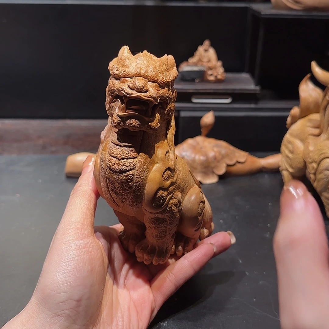 檀香木尘***子印度老山檀香麒麟