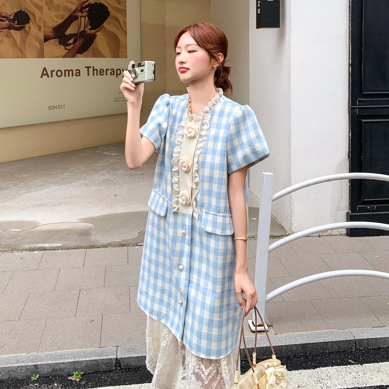 2025超火夏装一整套女巨好看重工牛仔外套轻奢显瘦连衣裙两件套