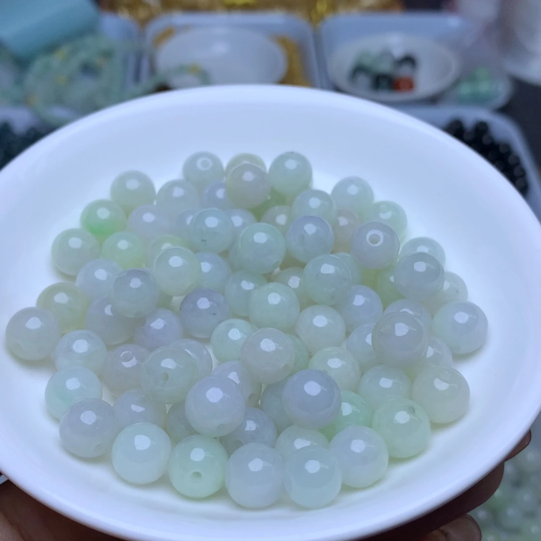 【闪购商品】未镶嵌手链翡翠卡8.6冰晴10个