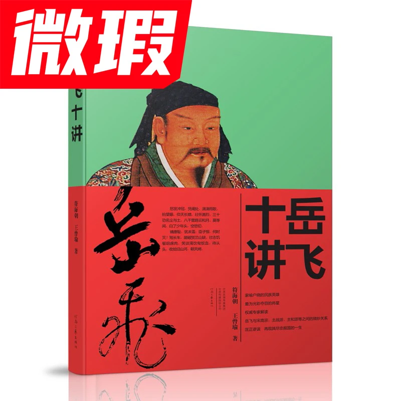 微瑕《岳飞十讲》 宋史研究专家亲自撰写,专业而通俗的岳飞讲堂