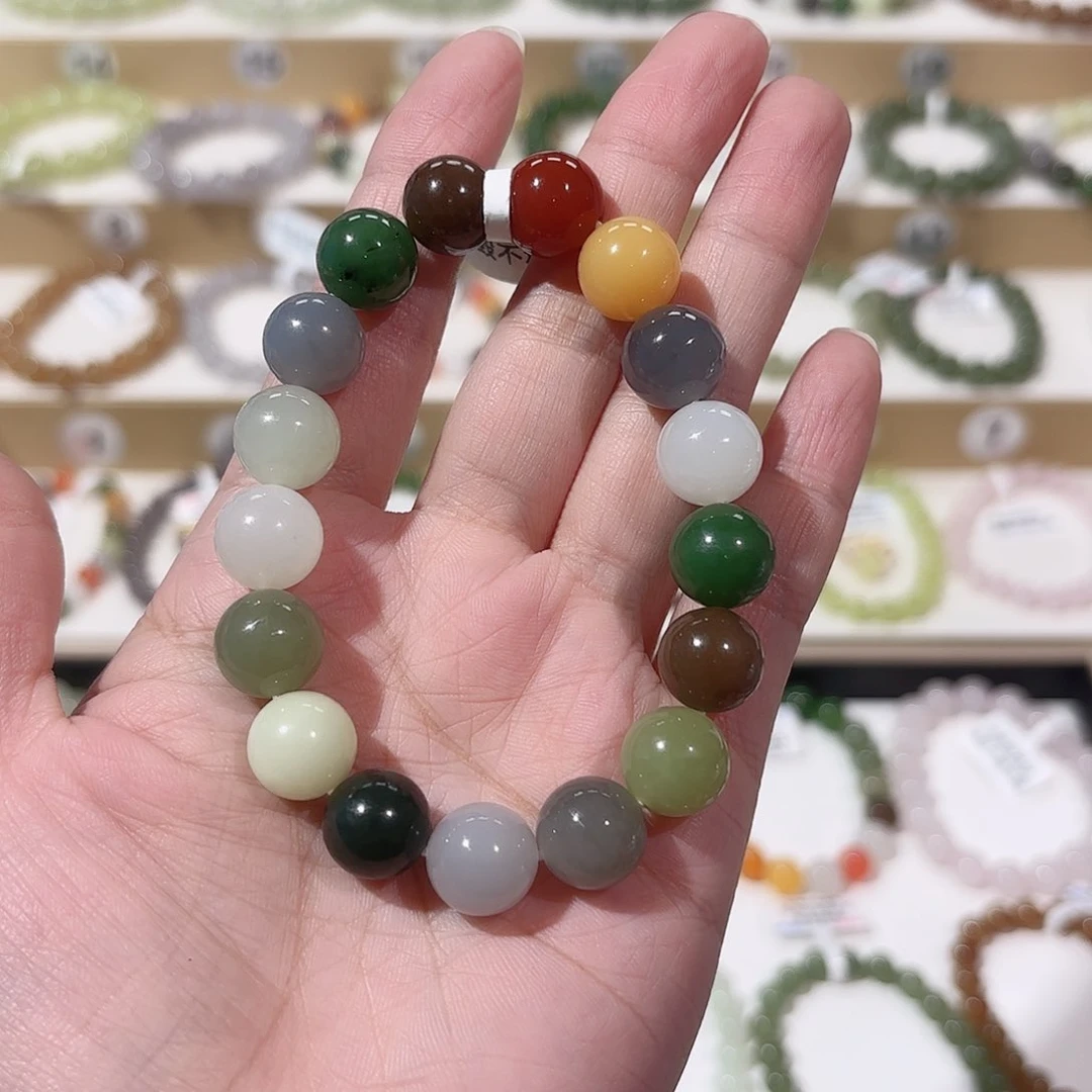 和田玉手链未镶嵌a