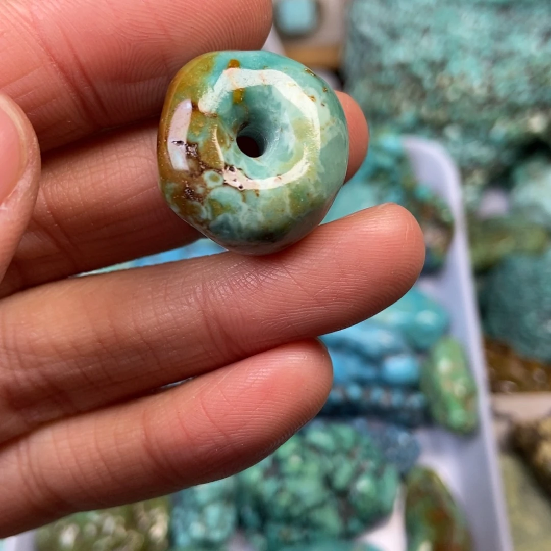 绿松石珠宝奇石未镶嵌