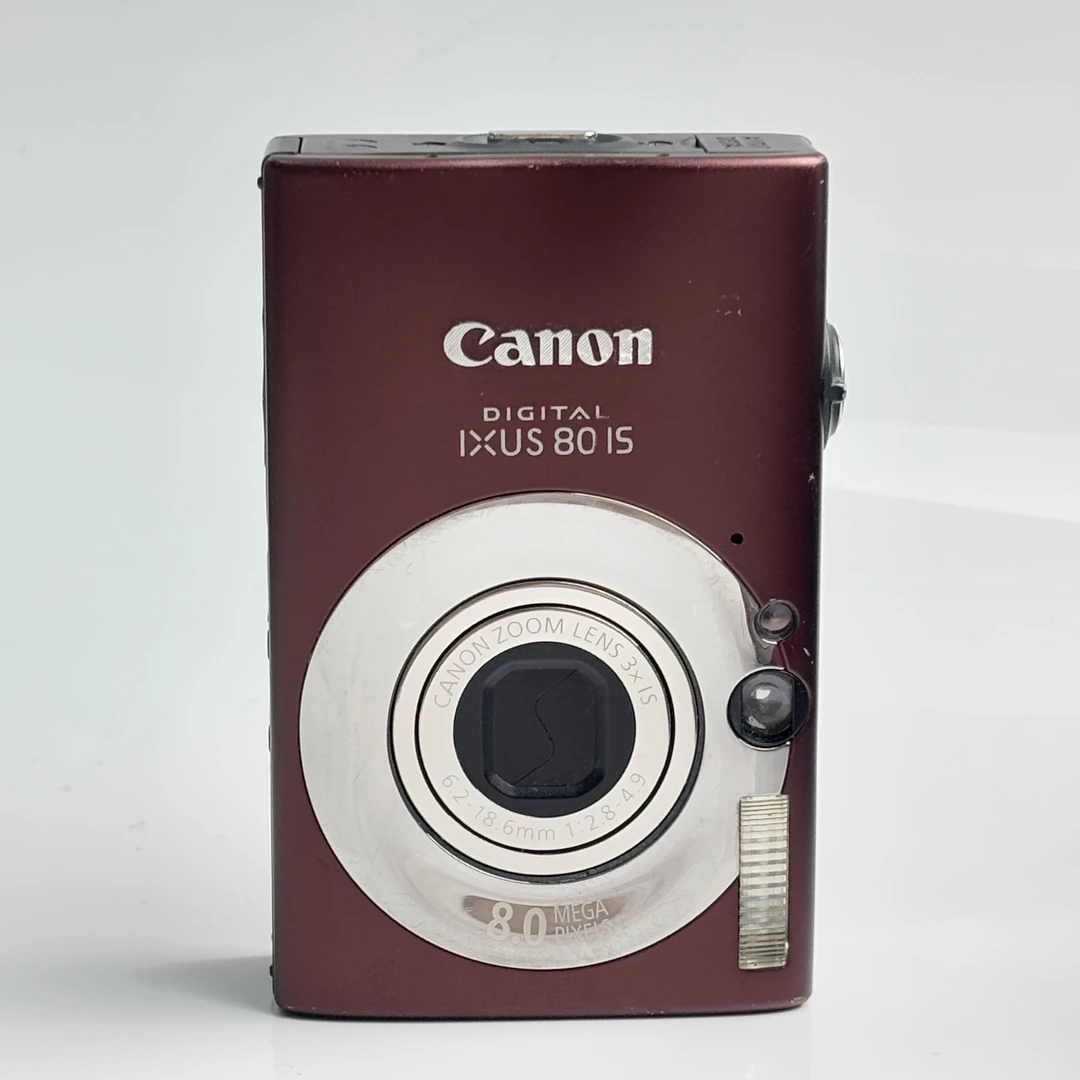 95新 Canon/佳能 佳能ixus80棕色800万像素3倍变焦复古ccd