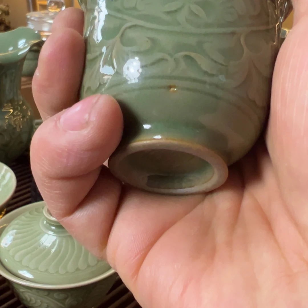 清***@耀州窑手工主人杯微瑕福利