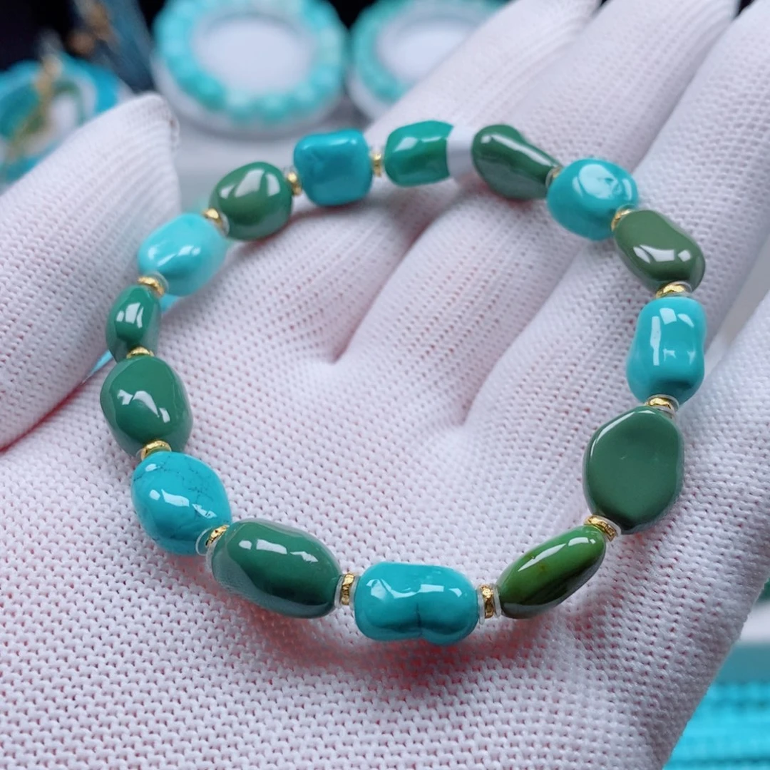 绿松石未镶嵌手链