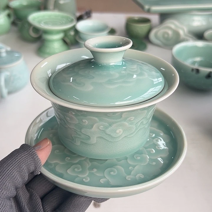 小米茶器龙泉青瓷