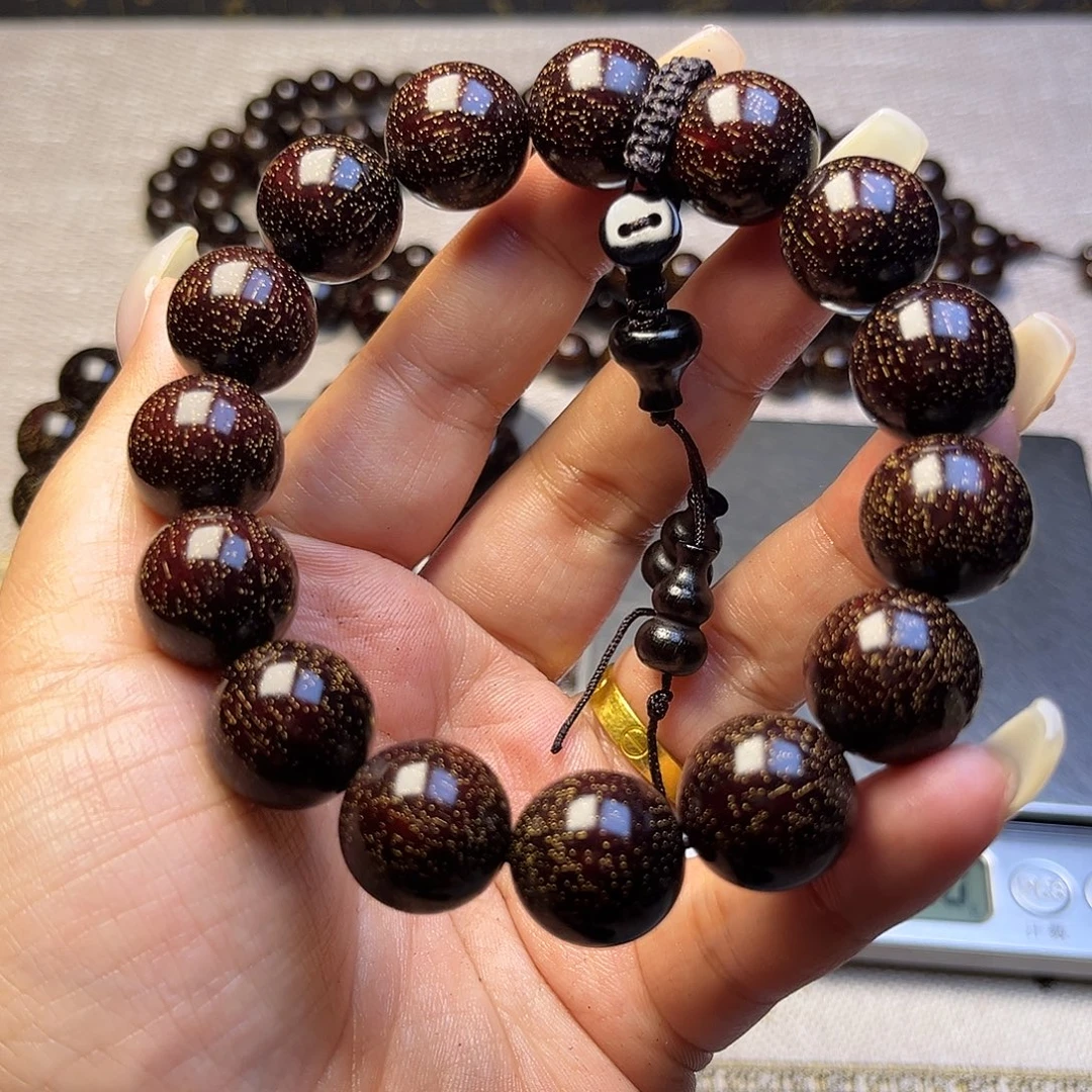 檀香紫檀（小叶紫檀）1.5 15颗爆星