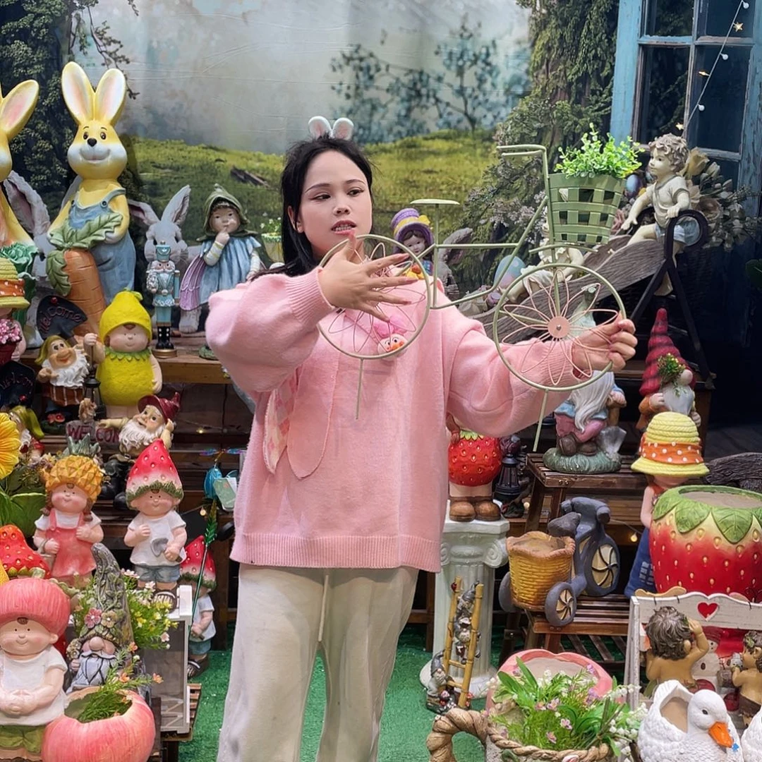 摆件花园摆件红红火火