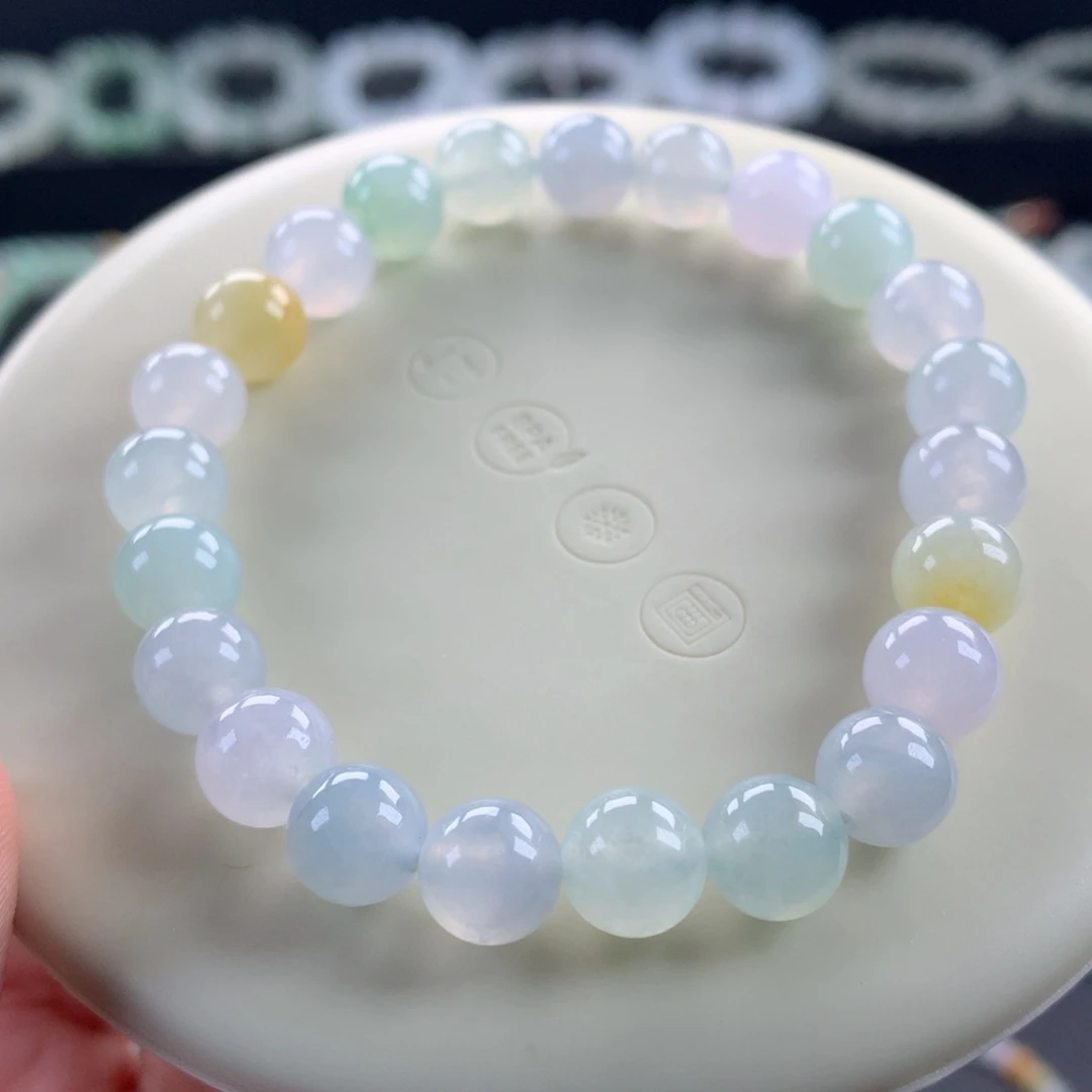 翡翠未镶嵌手链卡8