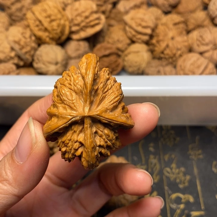 放***铁文玩核桃吊坠文玩核桃异形单只