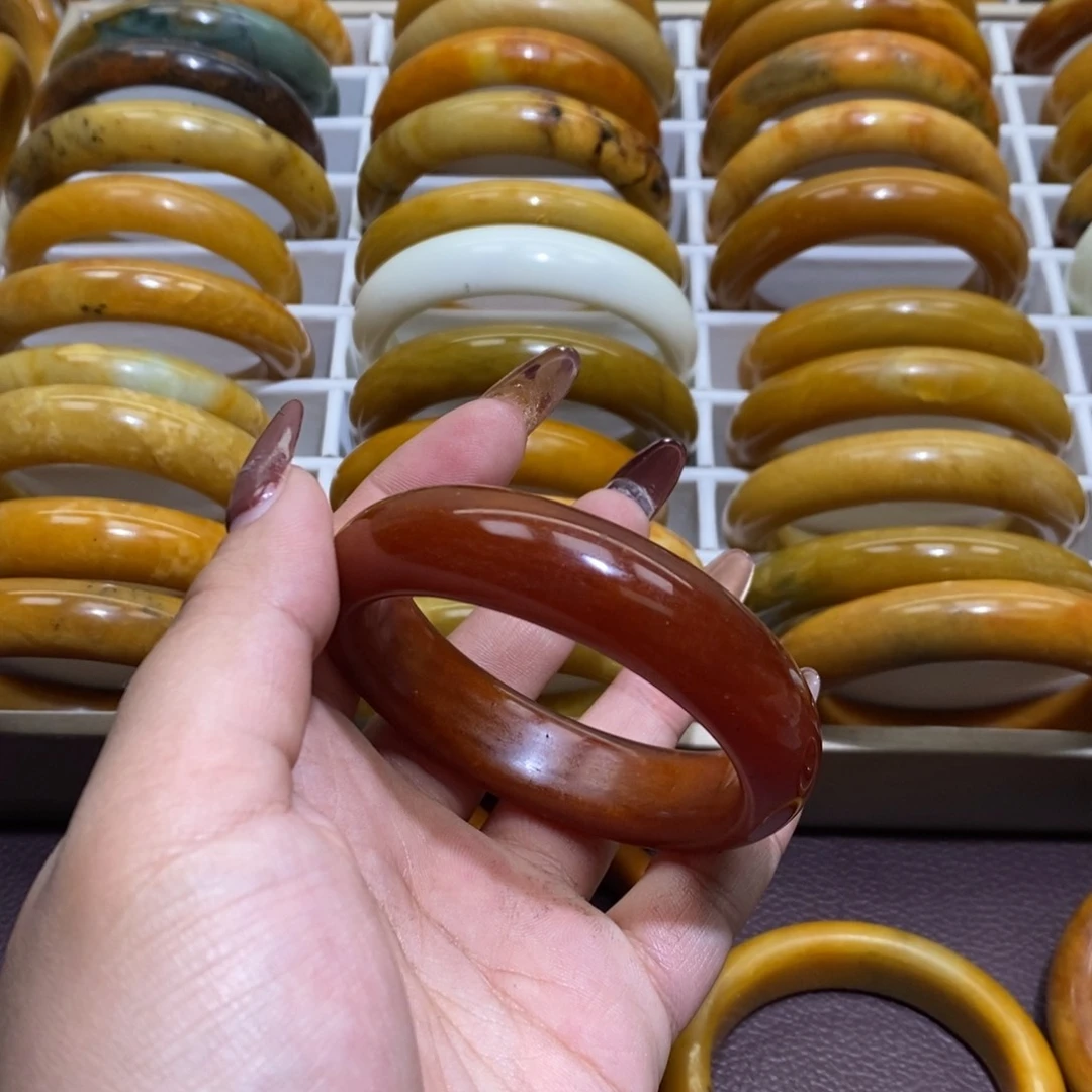 合金蛇纹石玉手镯