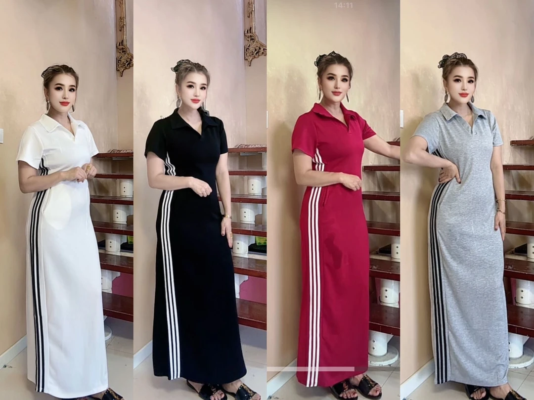 2025大码显瘦夏季宽松女士运动休闲连衣裙高级感十足包邮