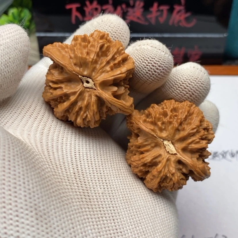 【闪购商品】文玩核桃把件35星星
