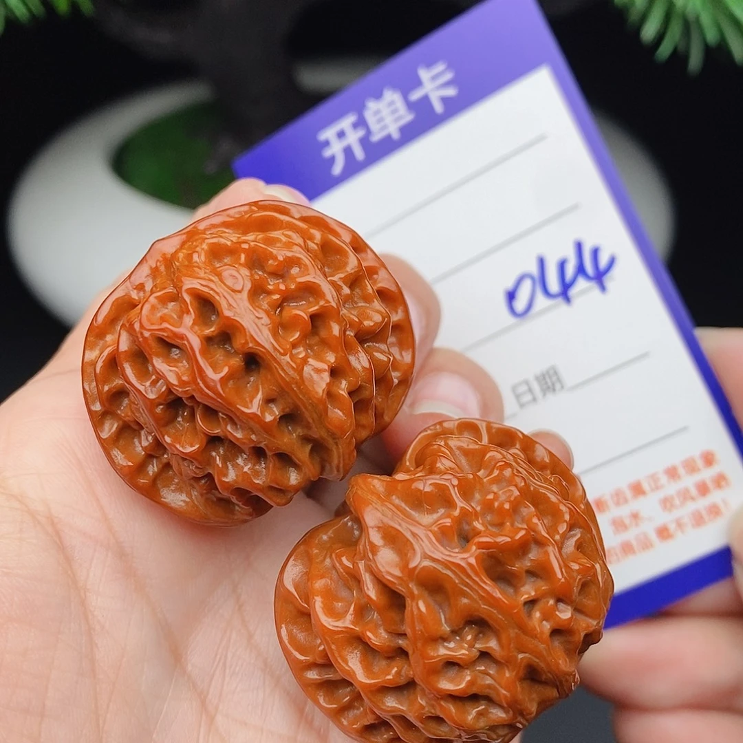 文玩核桃把件36苹果044